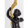 Lampe en bronze représentant un putti, socle en marbre. Circa 1880. LS60321009G 6