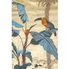 Toile peinte. Toucan sur un fond feuillagé. Travail contemporain. LS60301260A 10