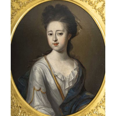 Portrait d’Elisabeth Ingram (1670-1707) Ecole Anglaise Du XVIIIe Siècle