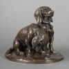 Groupe De Bassets  » Ravageot Et Ravageode  » , Emmanuel Fremiet (1824 -1910) – Bronze 15