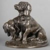 Groupe De Bassets  » Ravageot Et Ravageode  » , Emmanuel Fremiet (1824 -1910) – Bronze 17