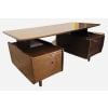 HAUVILLE Jacques Bureau Double Face Ouvrant Par Trois Tiroirs Et Un Caisson 12