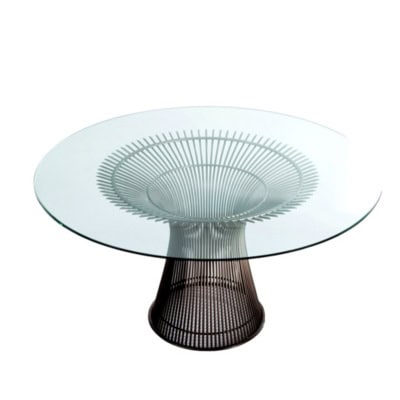 Warren Platner créateur & Éditeur Knoll International table dessus bois 3716T