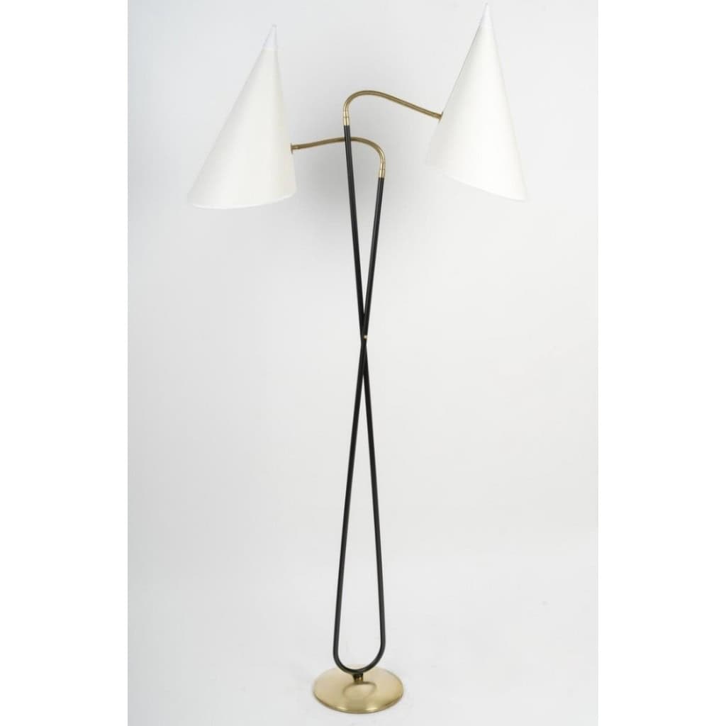 1960 Lampadaire orientable Maison Roche 4