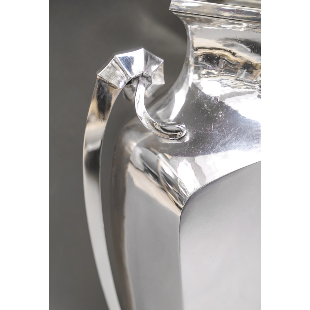 Orfèvre BOULENGER – Vase en argent massif ART DECO circa 1925/1930 12