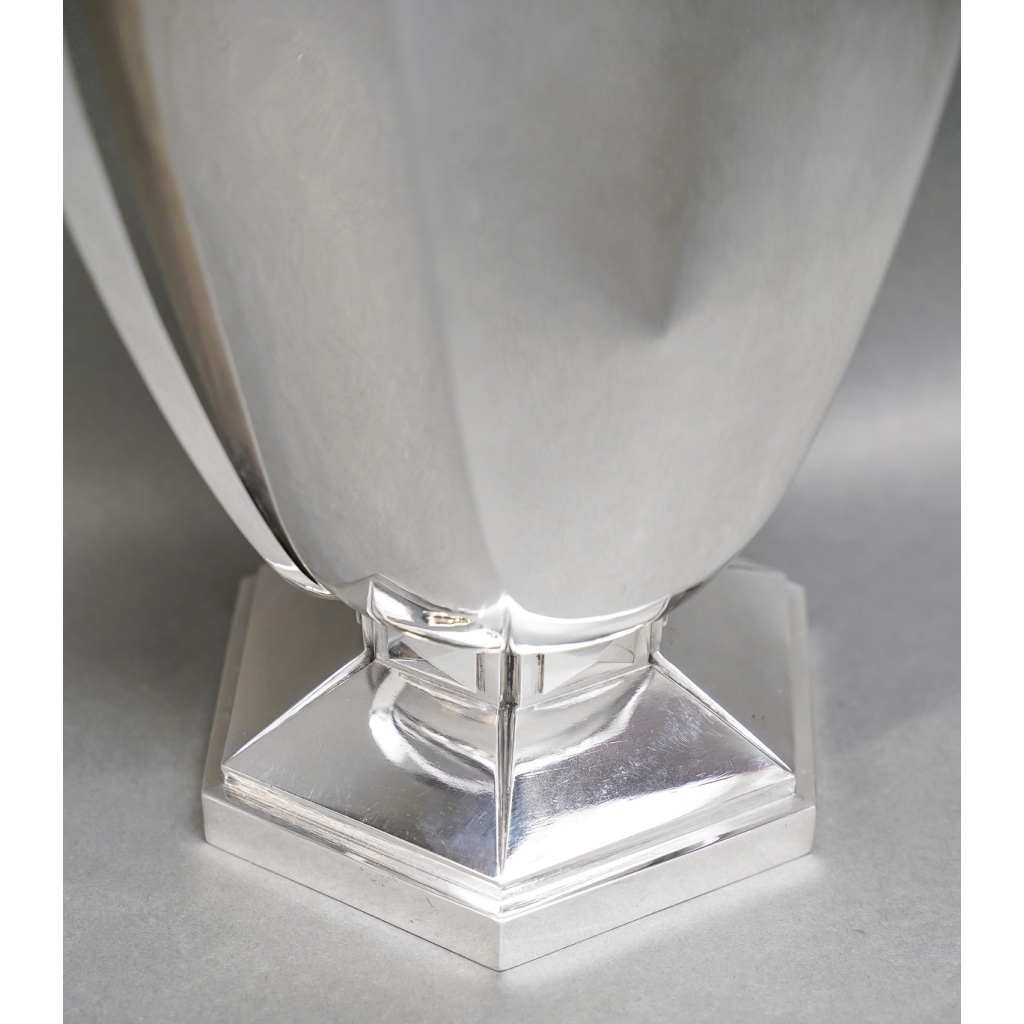 Orfèvre BOULENGER – Vase en argent massif ART DECO circa 1925/1930 16