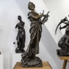 Sculpture – Sapho , Emmanuel Villanis (1858-1914) – Bronze 13