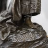 Sculpture – Sapho , Emmanuel Villanis (1858-1914) – Bronze 20