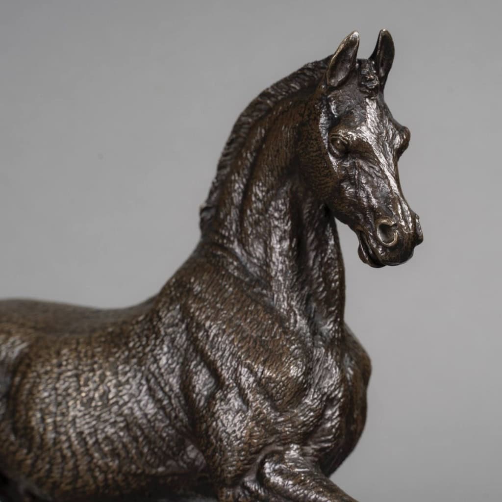 Sculpture – Le Cheval Libre , Paul – Édouard Delabrièrre (1829-1912) – Bronze 7