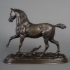 Sculpture – Le Cheval Libre , Paul – Édouard Delabrièrre (1829-1912) – Bronze 18