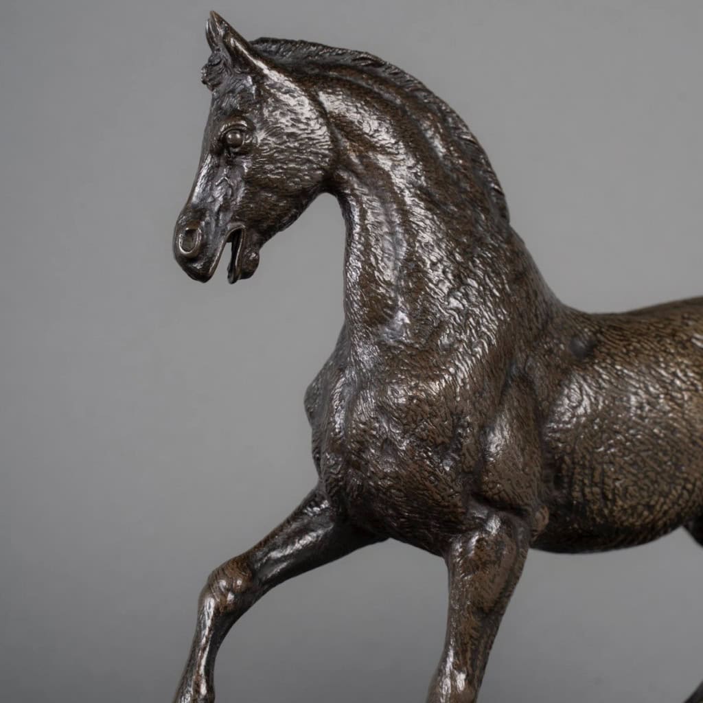 Sculpture – Le Cheval Libre , Paul – Édouard Delabrièrre (1829-1912) – Bronze 10