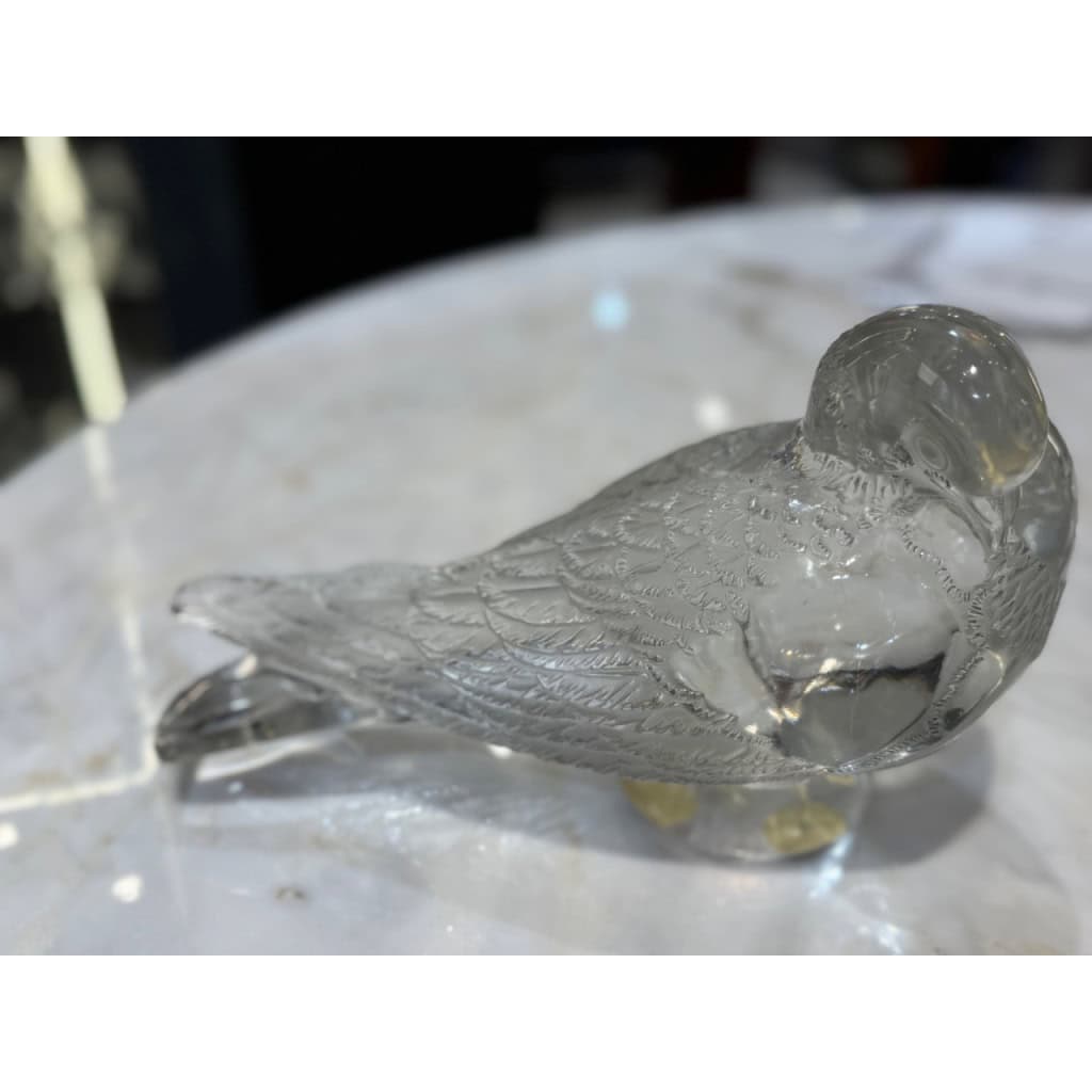 R Lalique, Paire de Pigeon Vervier et Pigeon « GAND » 4