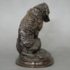 Sculpture – Chien Terrier Assis , Emmanuel Frémiet (1824-1910) – Bronze 15