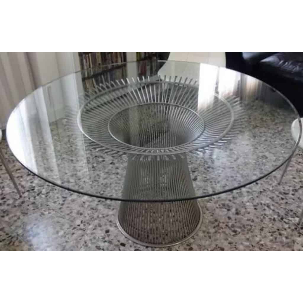 Warren Platner créateur & Éditeur Knoll International table dessus bois 3716T 6