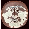 PICASSO Pablo & Madoura Homme Barbu 1959 Assiette En Faïence Signée Certificat D’authenticité 10