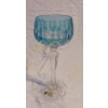 7 verres roemers de couleur, cristal de Lorraine 12