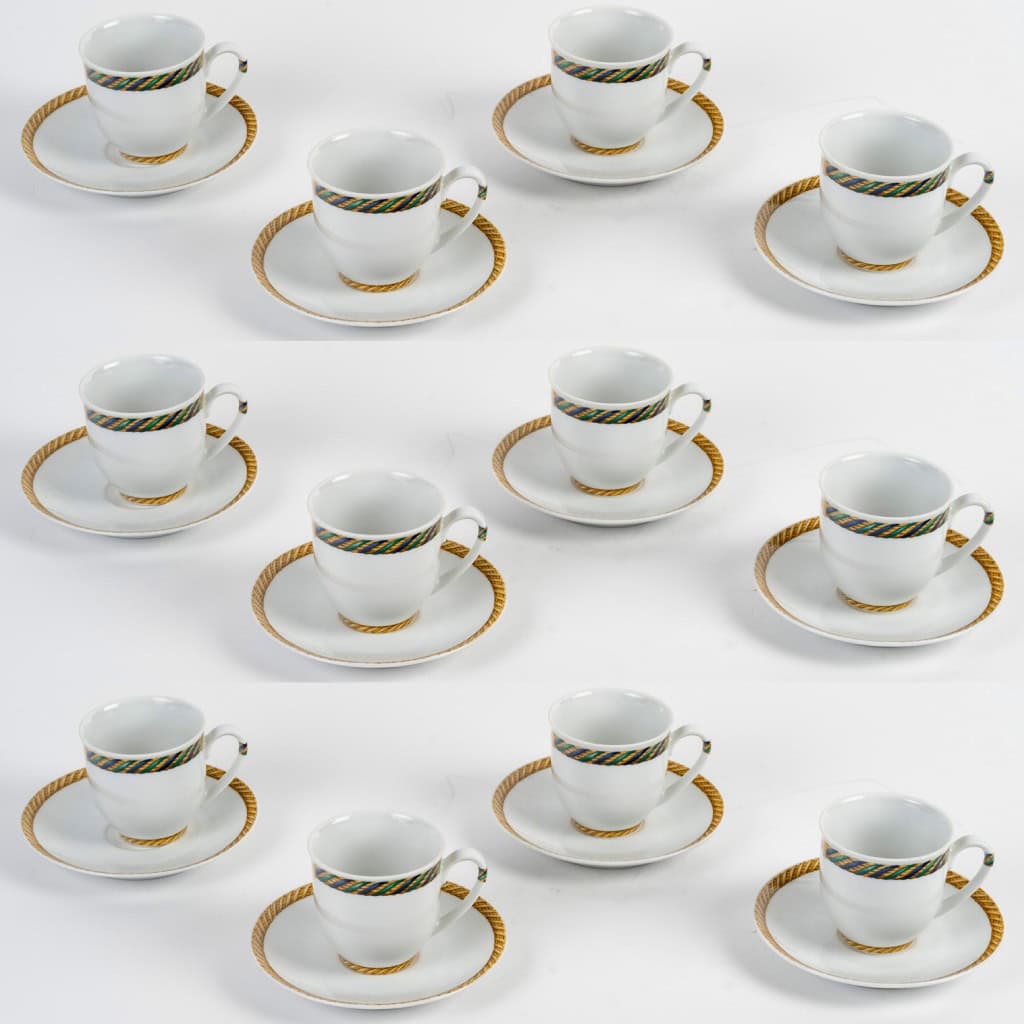 Christian Dior – Service à Café Torsadior Porcelaine – 12 Personnes 4