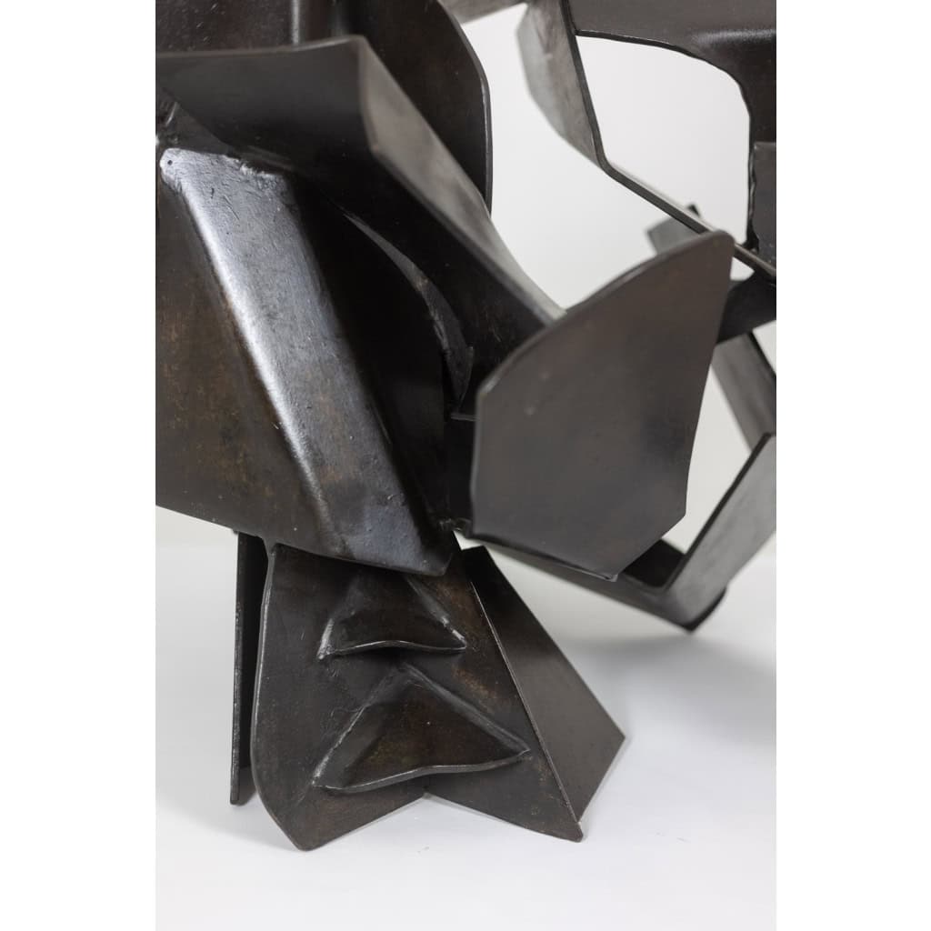 Jean Campa. Sculpture en métal poli. Année 2001. LS62121809M 8