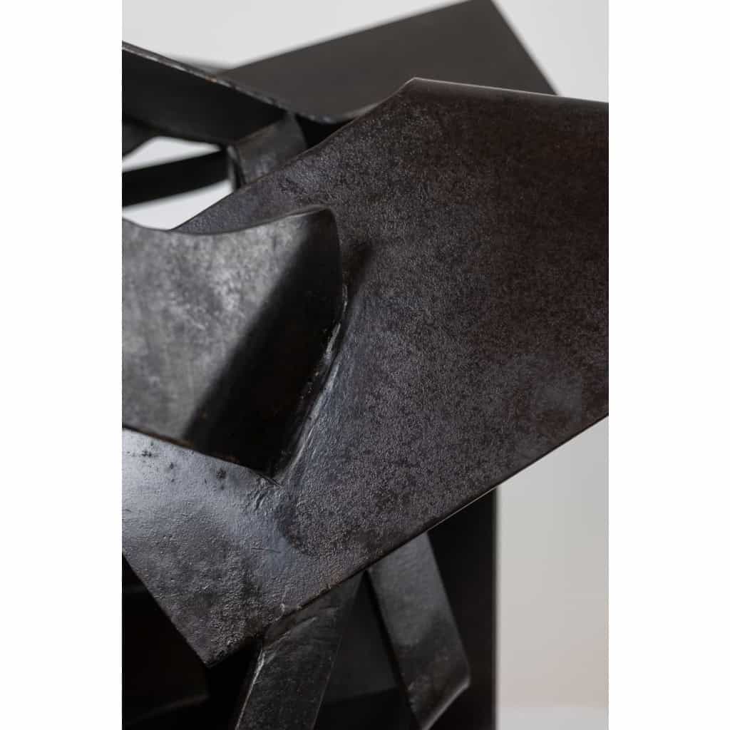 Jean Campa. Sculpture en métal poli. Année 2001. LS62121809M 15