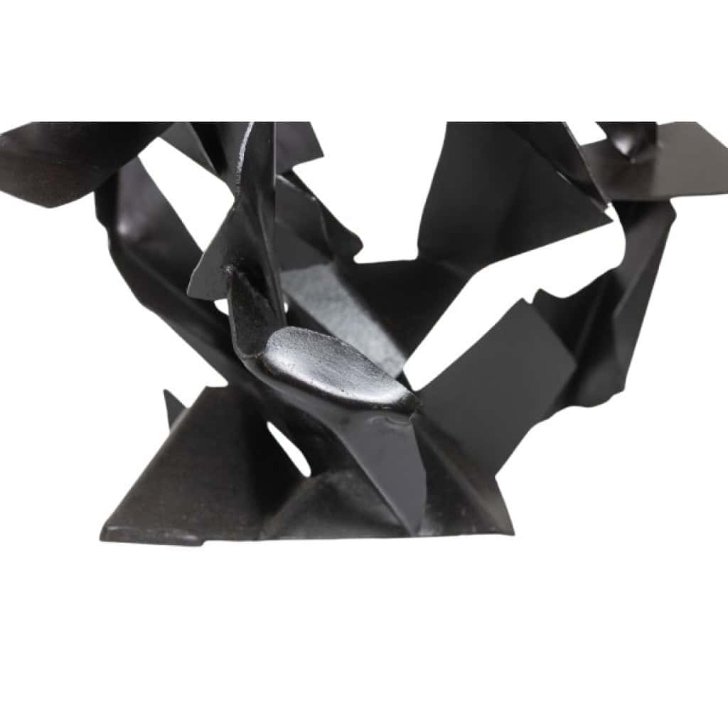 Jean Campa. Sculpture abstraite en fer patiné. Années 1980. LS62191309U 10