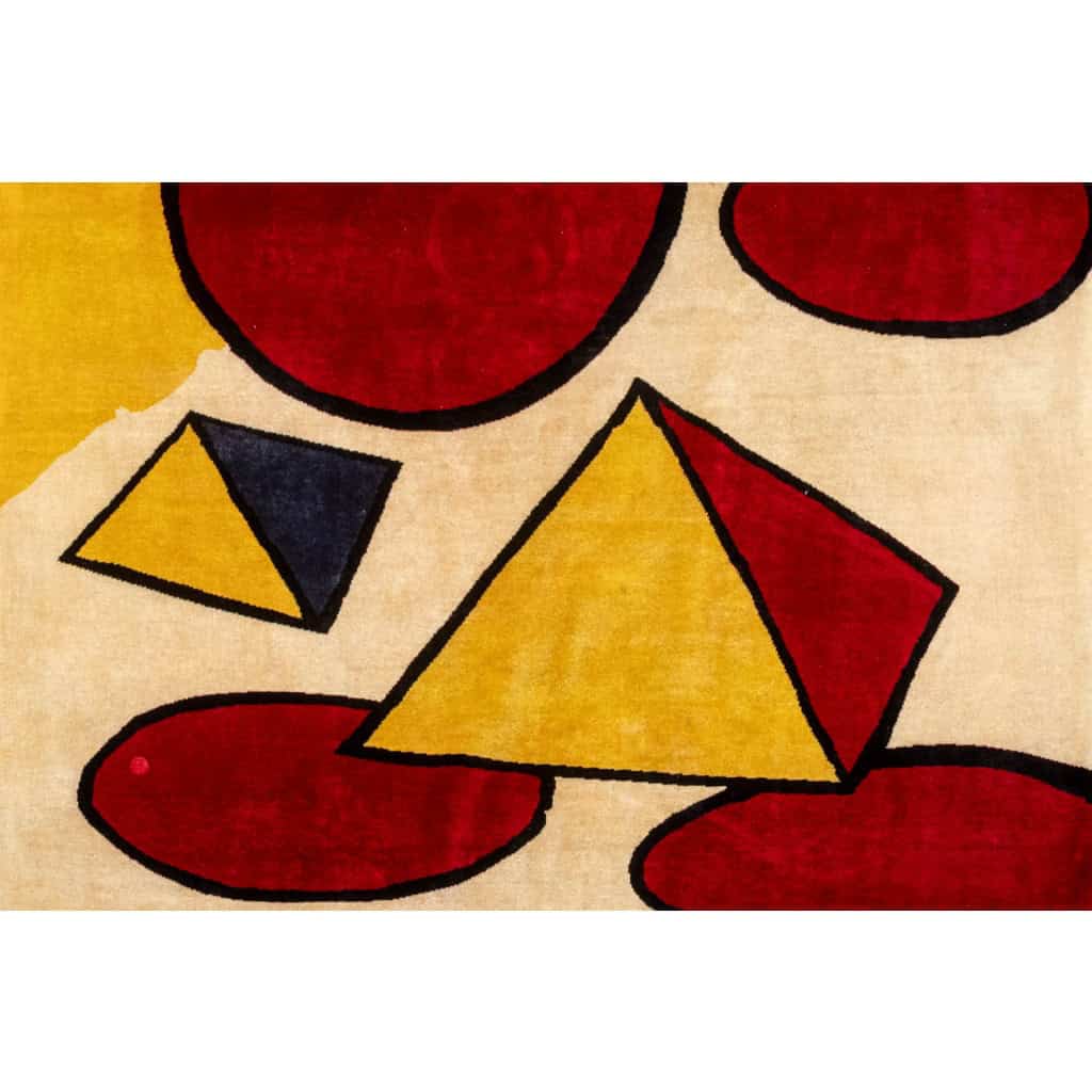 Tapisserie tissée à la main inspirée par Alexander Calder. Juin 2023. LS60185009B 6