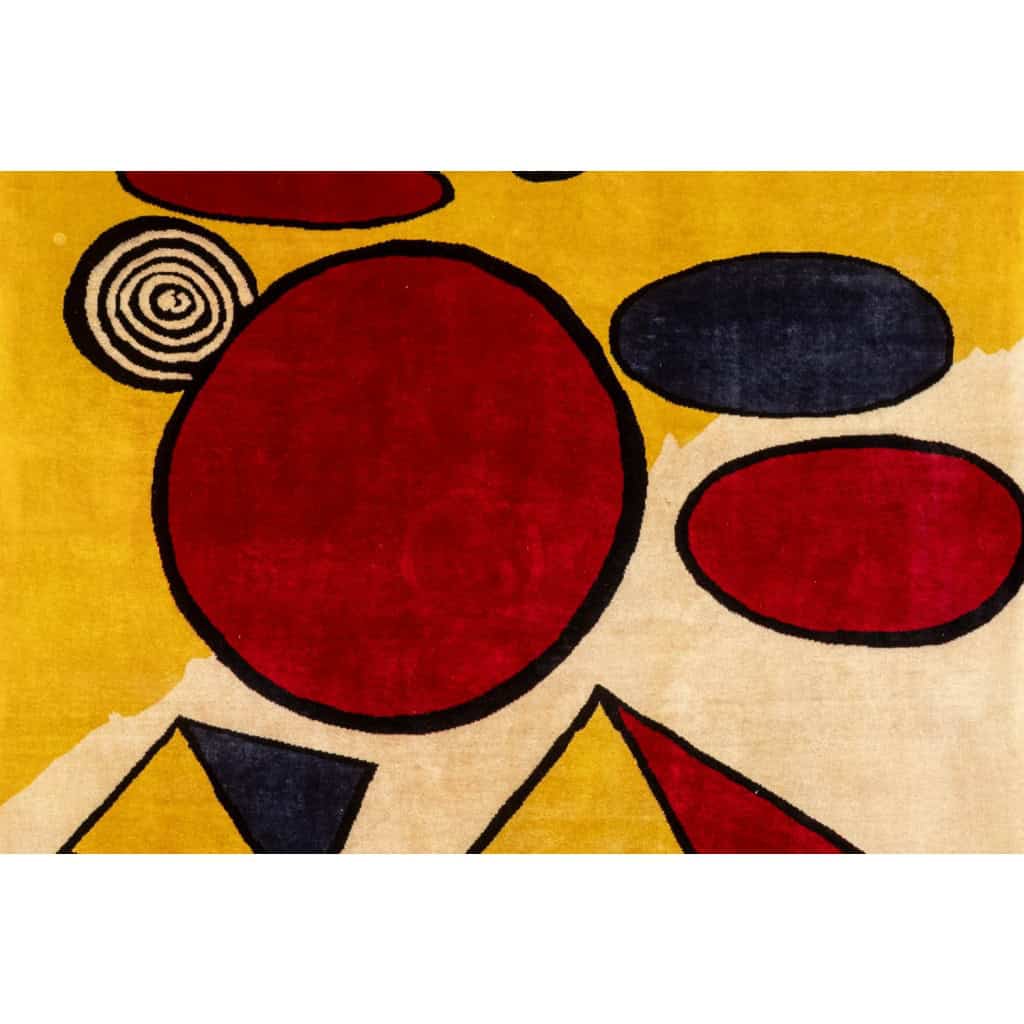 Tapisserie tissée à la main inspirée par Alexander Calder. Juin 2023. LS60185009B 5