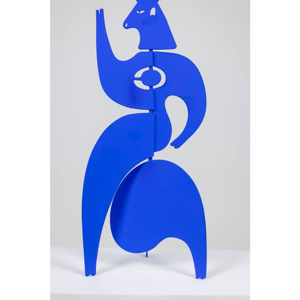 Antonine de Saint Pierre. Sculpture « Tauride » bleue. Contemporain.LS6240489P 11