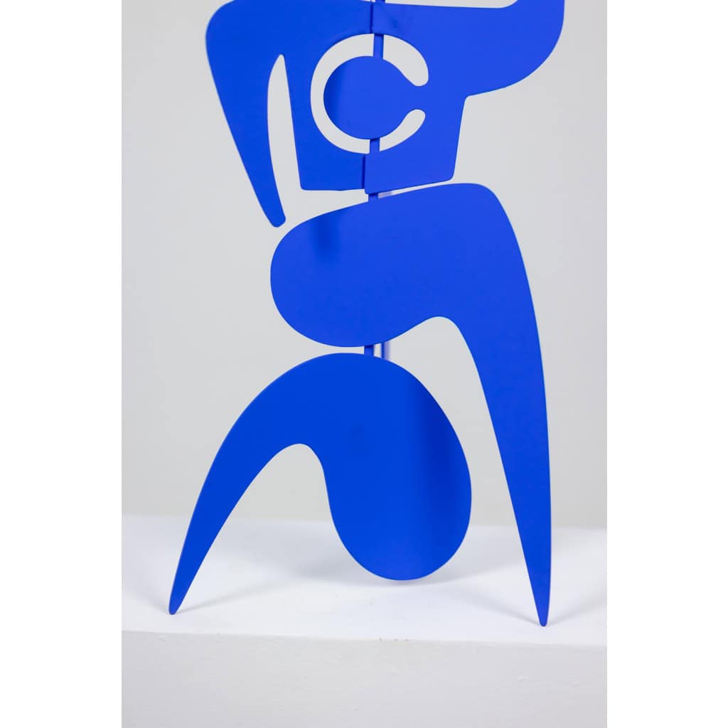 Antonine de Saint Pierre. Sculpture « Bugler » bleue. Contemporain. LS6243487U 10