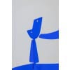 Antonine de Saint Pierre. Sculpture « Bugler » bleue. Contemporain. LS6243487U 21