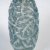 1921 René Lalique – Vase Ronces Verre Opalescent Patiné Bleu 13