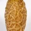 1920 René Lalique – Vase Ronces Verre Butterscotch Patiné Sépia 13