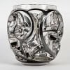 1926 René Lalique – Vase Tourbillons Verre Blanc Emaillé Noir 12