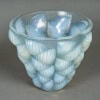 1927 René Lalique – Vase Moissac Verre Opalescent Patiné Bleu 11