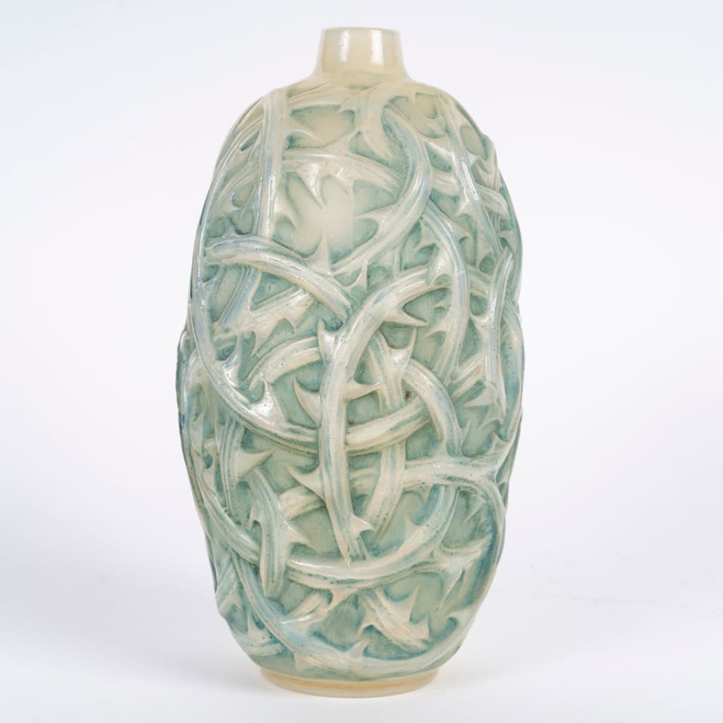 René Lalique -1921- Vase Ronces Opalescent 8