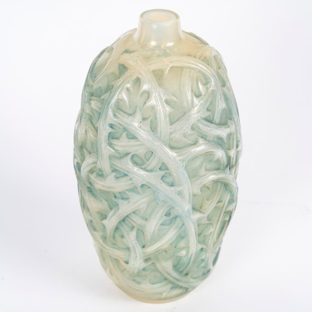 René Lalique -1921- Vase Ronces Opalescent 5