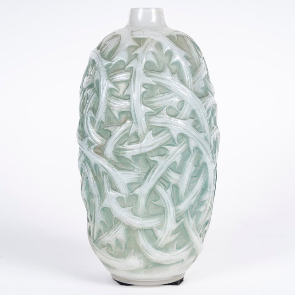 René Lalique -1921- Vase « Ronces « Opalescent » 6