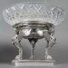 GUSTAVE ODIOT – Paire de coupes argent et cristal Baccarat XIXé 56