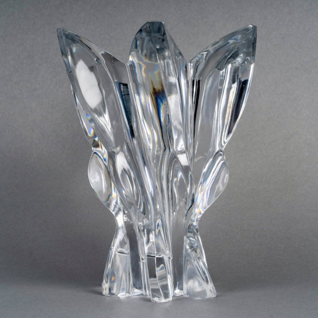 1951 Marc Lalique – Vase Everest Cristal Blanc 3