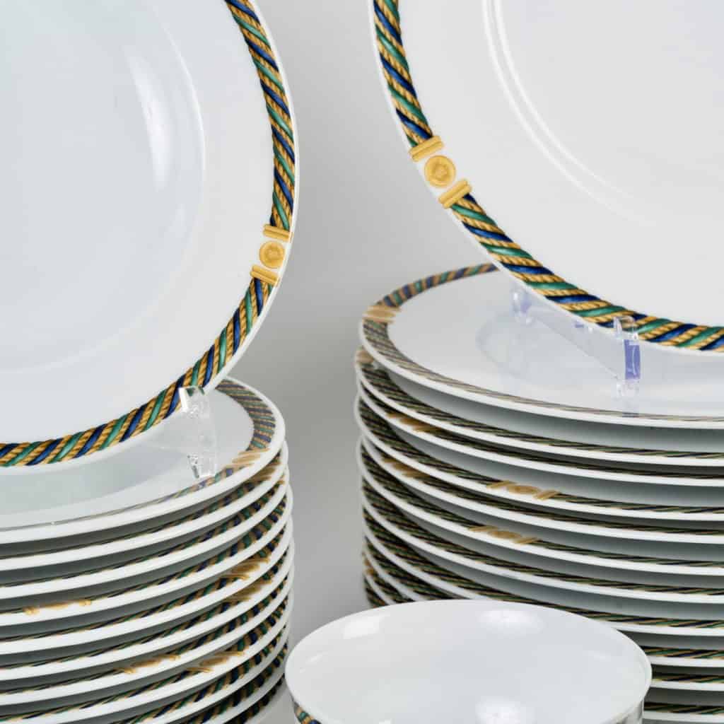 Christian Dior – Service De Table Torsadior Porcelaine – 41 Pièces – 12 Personnes 7