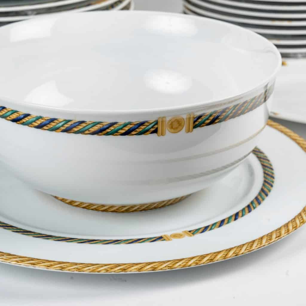 Christian Dior – Service De Table Torsadior Porcelaine – 41 Pièces – 12 Personnes 8