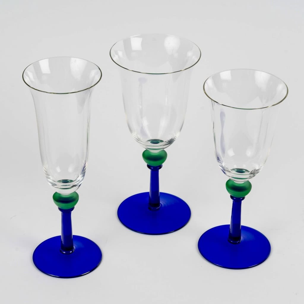 Christian Dior – Service De Verres Champagne, Eau Et Vin Cristal – 30 pièces 4