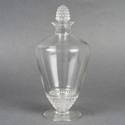 1930 René Lalique – Carafe Art Déco Nippon Verre Blanc