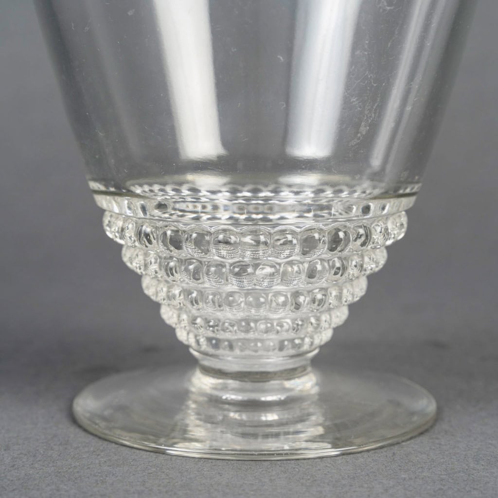 1930 René Lalique – Carafe Art Déco Nippon Verre Blanc 6