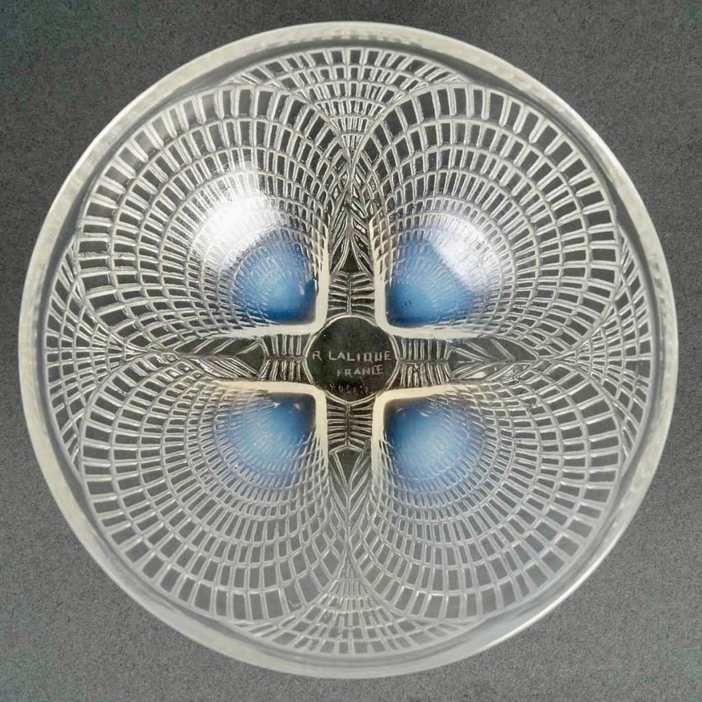 1924 René Lalique – 6 Bols Coquilles Verre Opalescent 8