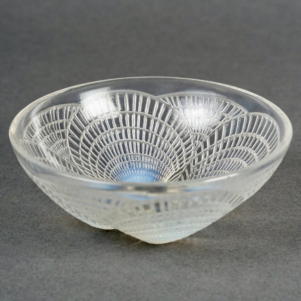 1924 René Lalique – 6 Bols Coquilles Verre Opalescent 7