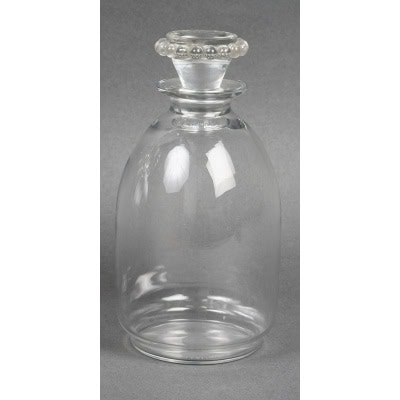 1935 René Lalique – Carafes Art Déco Boules Verre Blanc