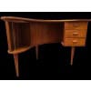 BUREAU Scandinave vintage en teck à deux compartiments bar conçu par Kaï Kristiansen. 17