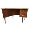 BUREAU Scandinave vintage en teck à deux compartiments bar conçu par Kaï Kristiansen. 26