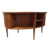 BUREAU Scandinave vintage en teck à deux compartiments bar conçu par Kaï Kristiansen. 22