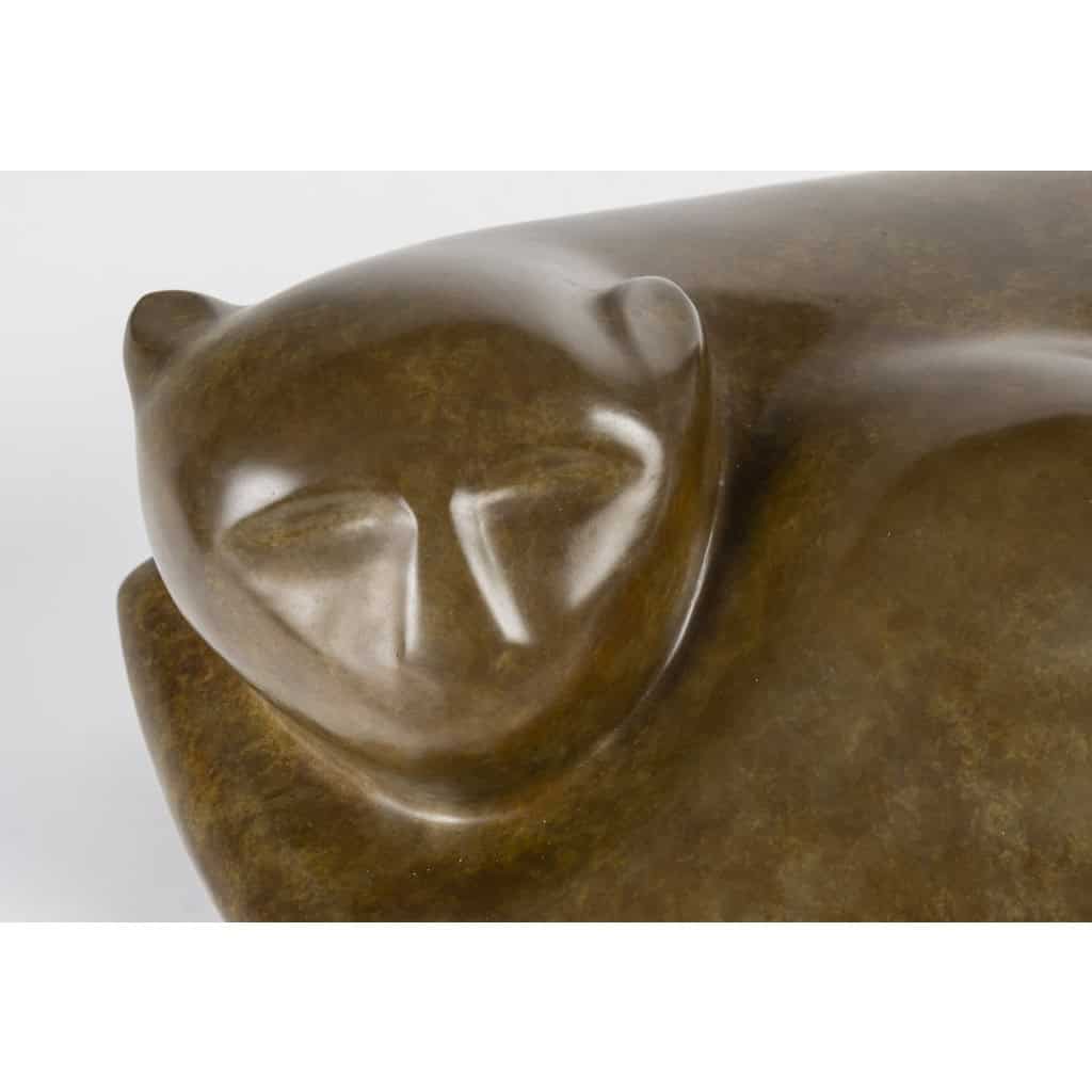 Bronze d’Angela Cassanello (1921-2003) « le Chat » 4